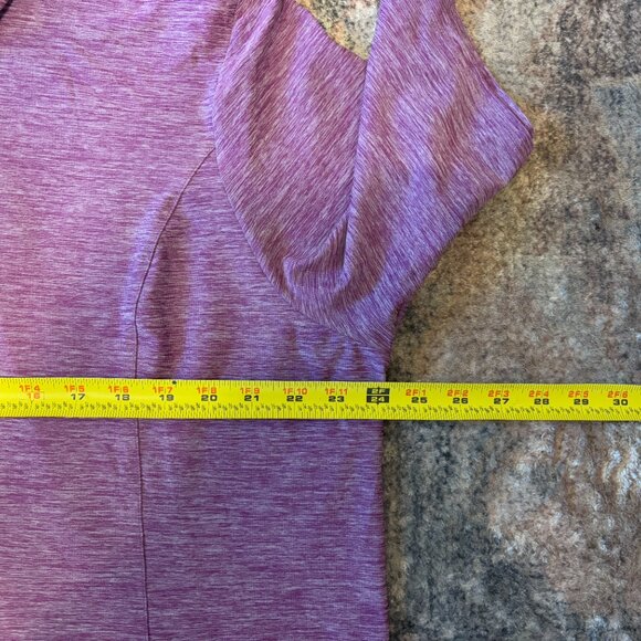 Duluth Trading Co Women's Armachillo Polo Elbow-Sleeve Shirt Top XXL/2XL Purple - Picture 7 of 9